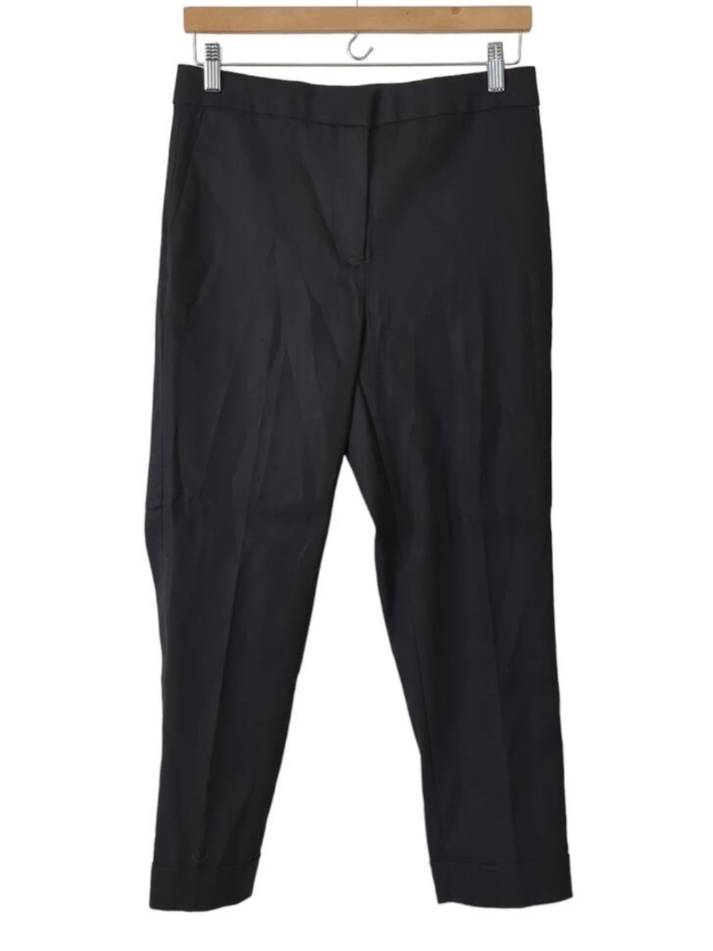 Ann Taylor Womens Pants 6P Petite The Ankle High Rise Dress Slacks Linen Blend